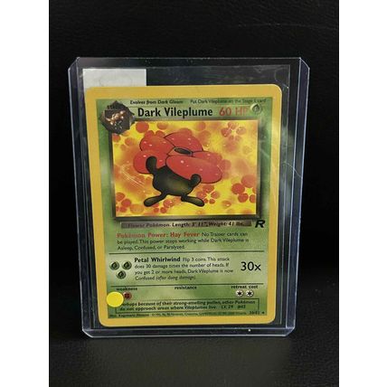Dark Vileplume - 30/82 - Rare - Unlimited Edition Team Rocket Pokemon Trading Ca