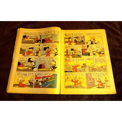 Golden Age Dell 10 Cent Comics Walt Disney's Uncle Scrooge 5 2.5 GD+ Shape 1954
