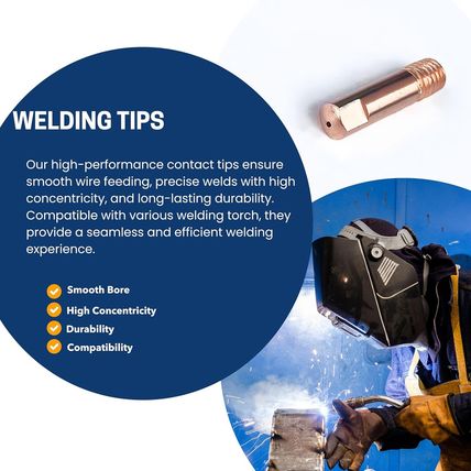 Mig Welder Tips 30-Pack Welding Tips .035" Contact Tip for Mig Welding Gun