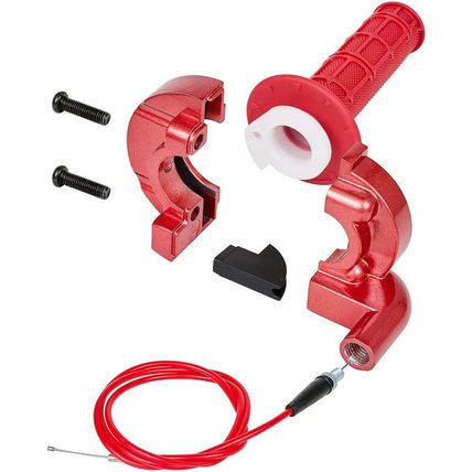 PUCKY New 7/8" 22Mm Twist Throttle Accelerator Handle Grips and Cable Set with K