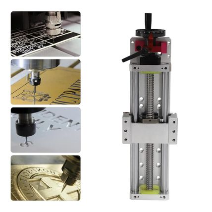 Linear Stage Actuator Travel 200Mm Ballscrew 1605 Double Optical Axis Linear Rai