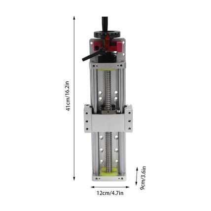 Linear Stage Actuator Travel 200Mm Ballscrew 1605 Double Optical Axis Linear Rai