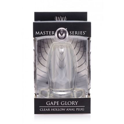 Gape Glory Clear Hollow Anal Plug Butt Ass Enema Play Master Series Sex Toy Real