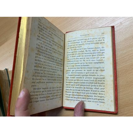 1887 "SAUVAGETTE" Mme E DE PRESSENSE FRENCH FICTION HARDBACK BOOK (P3)
