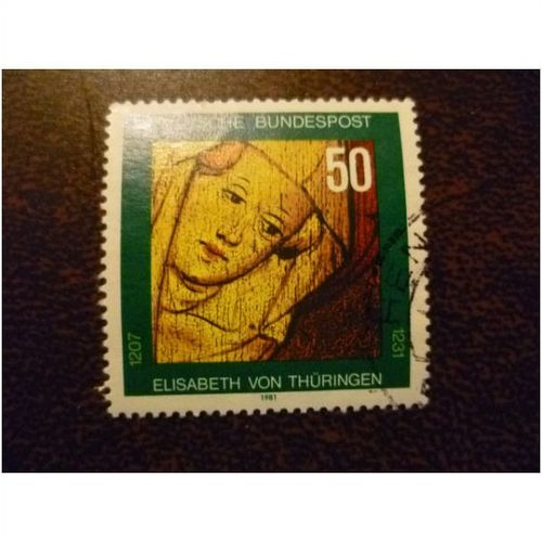 Germany 1981 St Elizabeth of Thuringia fine used stamp SG1978 religion saint