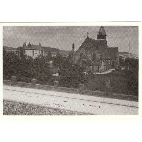 Postcard Dove Holes Church 1915 Derbyshire Peak District