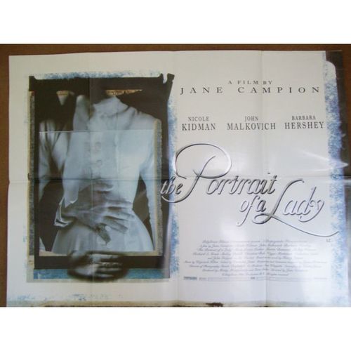 THE PORTRAIT OF A LADY Nicole Kidman, John Malkovitch 1996 Movie Quad Poster