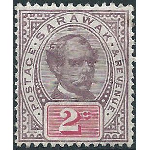 Sarawak 1888 SG9 2c Purple & Carmine Mounted Mint .. ..