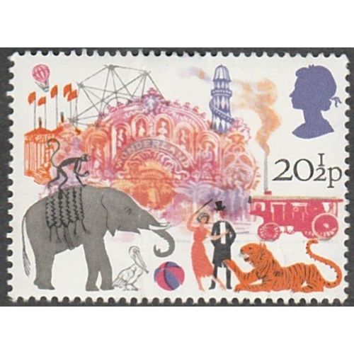 1983 British Fairs. 20.1/2p Val, Big Wheel, Helter Skelter, Fine Used