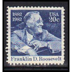 Used 1950 20c Franklin Roosevelt Fine W5096