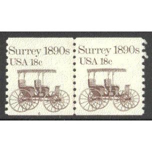 1907v 18c Surrey Fine MNH Dry Gum CNP Left 6 G0249