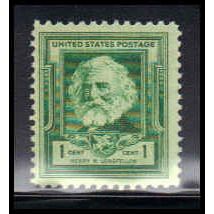 864 1c Henry Longfellow Fine MNH KA2526