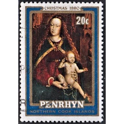 PENRHYN, 1980 20c Christmas, SG 161 (Scott #127), used