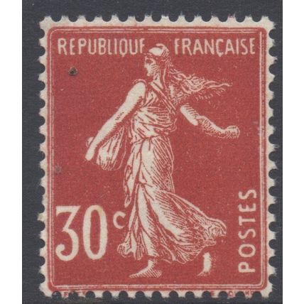 France SG382a - YT160, 1921 Sower 30c MH*