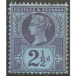 1887 SG201 2 1/2d Purple/Blue Unmounted Mint . .