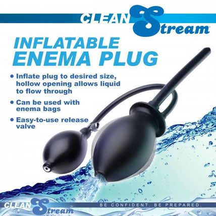 CleanStream Inflatable Enema Plug Clean Stream Douche Bag Anal Ass Butt Play New