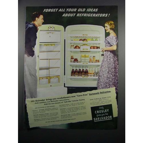 1950 Crosley Model CAC-11 Shelvador Refrigerator Ad