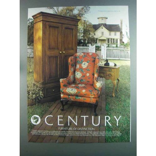 1982 Century Craftsbury Furniture Collection Ad