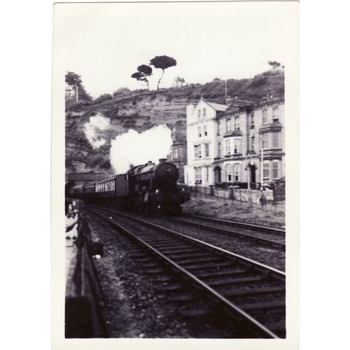 Railway Photo GWR 1007 County of Brecknock Dawlish 1959 Hawksworth 4-6-0 Loco