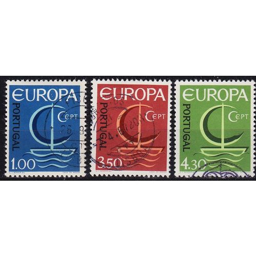 PORTUGAL [1966] MiNr 1012-14 ( O/used ) CEPT
