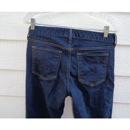 Womens Eddie Bauer Curvy Boot Cut Denim Blue Jeans 6 31x32 Dark blue
