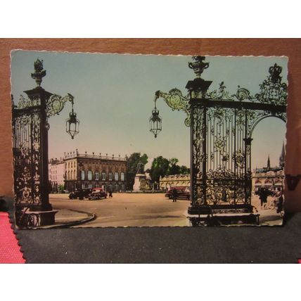 GRILLES DE JEAN LAMOUR ET PLACE STANISLAS, NANCY, FRANCE used postcard =