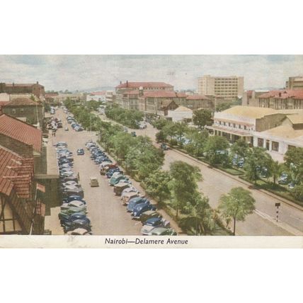 Nairobi Delamere Avenue African Postcard