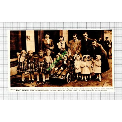 Quads Good Bristol Taylor Edmonton Coles Pimlico London - 1952 Cutting