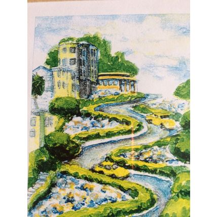 Mark Monsarrat Limited Edition Signed Watercolour Print Framed Lombard Street