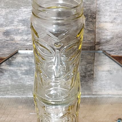 Tiki Jar - 15 oz - Canning - Tumbler - Gold Tint