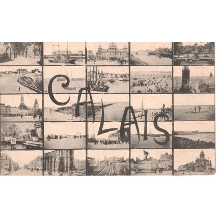 Antique France Postcard 1905 - Calais