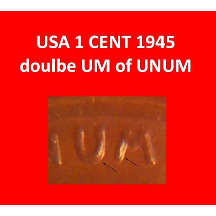 2 S WHEAT (1909-1958):USA★1 CENT 1945 DISCOVERY UNPUBLISHED★LOW START★NO RESERVE