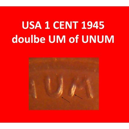 WHEAT PENNY 1909-1958:USA★1 CENT 1945 DISCOVERY UNPUBLISHED★LOW START★NO RESERVE