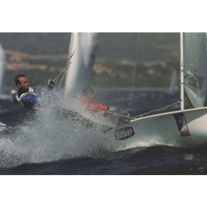 470 Tactical Dinghy Racing Boat Weymouth Bay Regatta Race Postcard