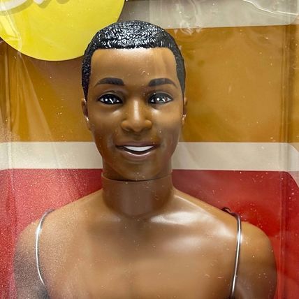Mattel 2002 Rio de Janeiro Steve Friend of Barbie Peach Swim trunks Doll #56885