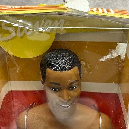 Mattel 2002 Rio de Janeiro Steve Friend of Barbie Peach Swim trunks Doll #56885