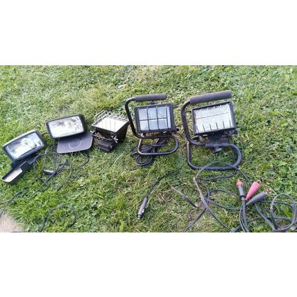Joblot 12v 24v volt halogen led worklights lamping search light draper hl12vlf