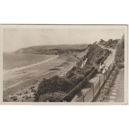 Sandown Bay Sandown Isle Of Wight Postcard (QIOW0266)