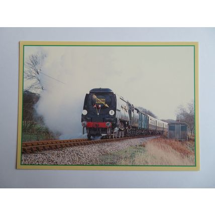 34072 257 Squadron on Footplate Experience, Swanage Railway Postcard #43