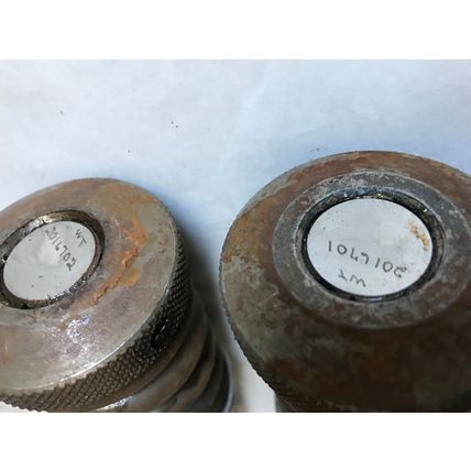 2 WILSON PUNCHES/ DIES & TURRETS, CUSTOM SHAPE WT 2016701, 2016702,AX
