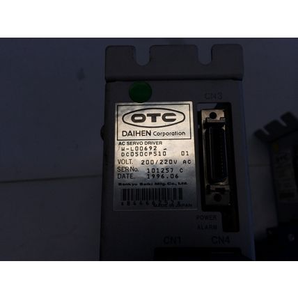 OTC DAIHEN OTC W-L00692,DC050CP510 AC SERVO DRIVE,200/220 VAC,W-LOO692,FG