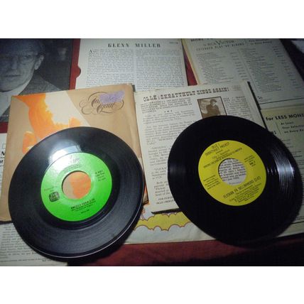 OLD BIG BAND & ORCHESTRA 45 RPM RECORDS! $25.00 Shipped!!