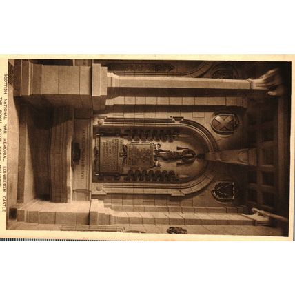 Edinburgh, Scottish National War Memorial, 0050, 4 x Vintage Postcards