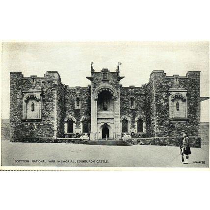Edinburgh, Scottish National War Memorial, 0051, 4 x Vintage Postcards