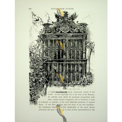 Pilate's House, Window, Seville, Spain, Book Illustration, c1875