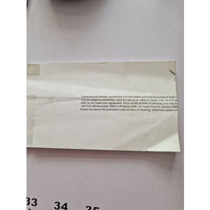 VINTAGE EURO TUNNEL STICKY PAD