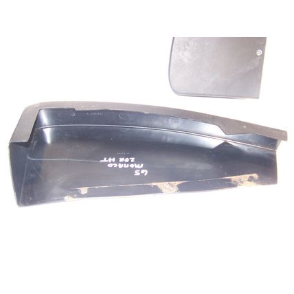 1965 DODGE MONACO REAR SEAT SIDE FILLER PLASTIC BLACK OEM #2581106 & 2581107