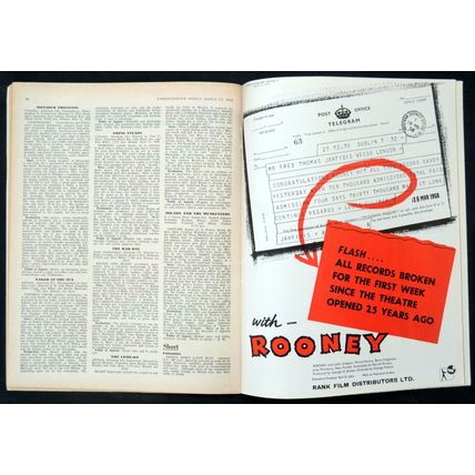 KINE WEEKLY 1958 Janette Scott, Royal Premier Dunkirk UK MAGAZINE