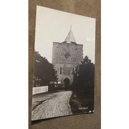 Early Real Photo Postcard - Leeds Church - Nr Maidstone, Kent