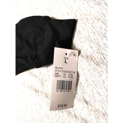 Disney Mickey Mouse Graphic Soft/Lightweight Sweatshirt Women's /Juniors' L Blk